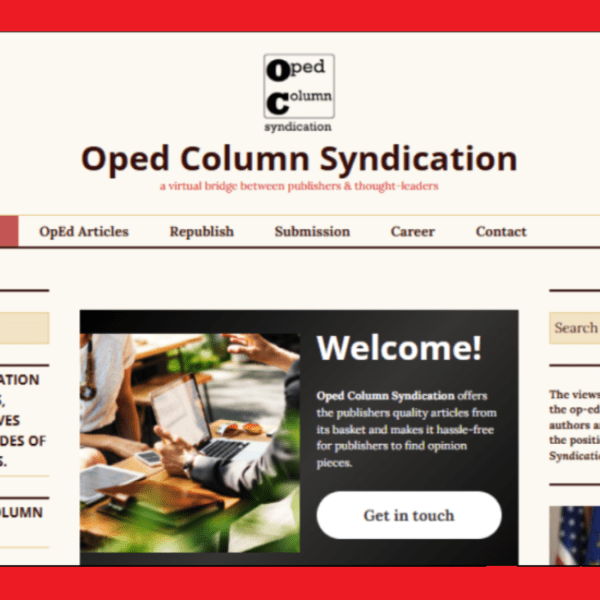 The ‘Oped Column Syndication’ Democratizes Expert&nbsp;Commentary