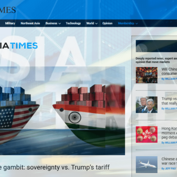 ‘Asia Times’: A Bridge between Middle East and Rest of&nbsp;Asia